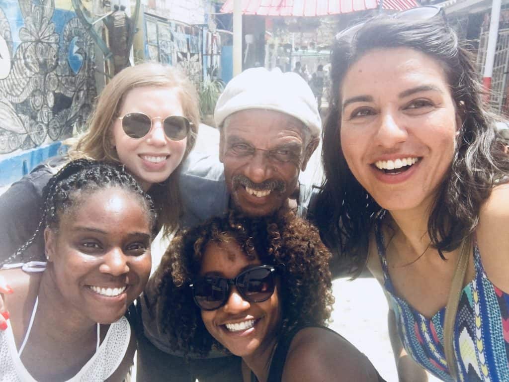 Cuban man with American women