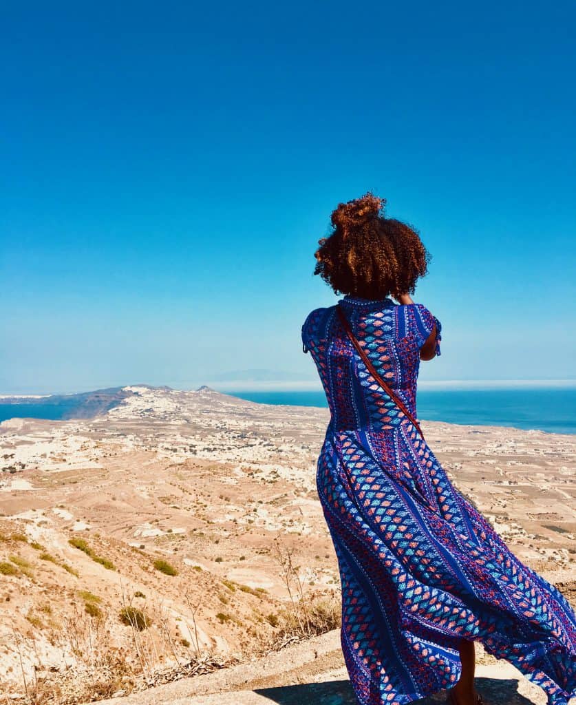 Woman at Prophet Elias Monastery