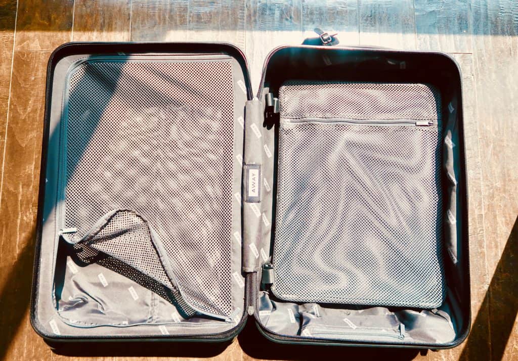 The "Bigger Carry-On" in Brick Red