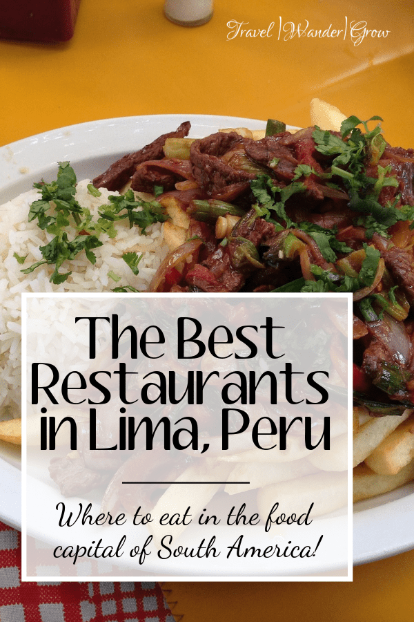 best restaurants in lima, peru