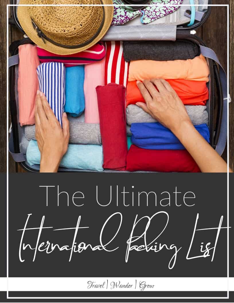 Ultimate International Packing List Cover