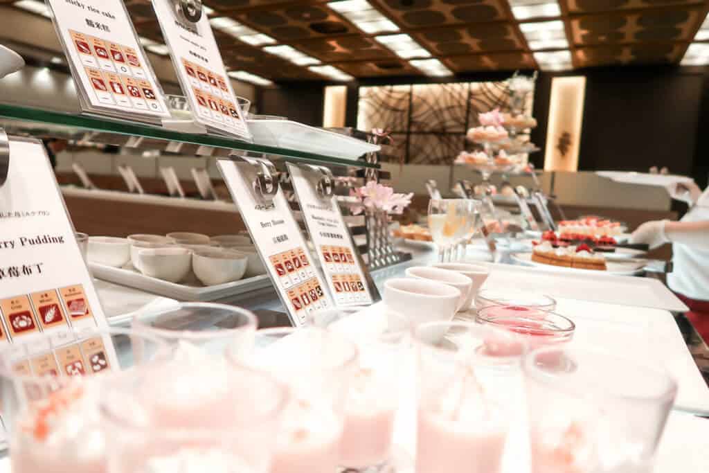Desserts at the Green Plaza Hotel Buffet