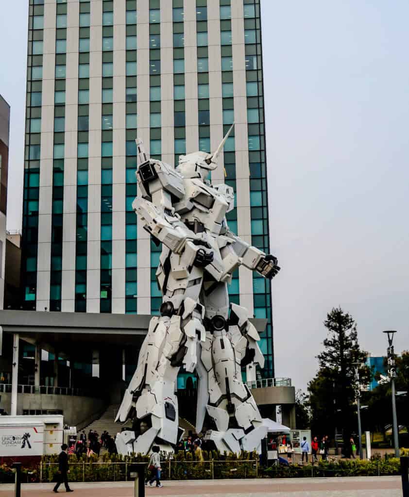 Gundam robot in Odaiba, Tokyo