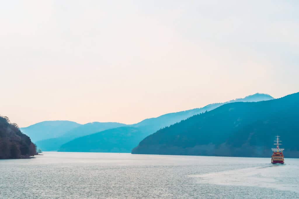Hakone sightseeing cruise boat