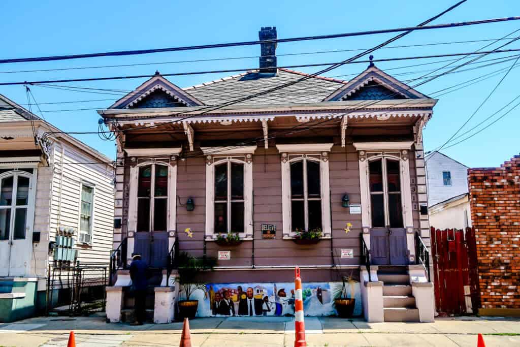 New Orleans shotgun style home.