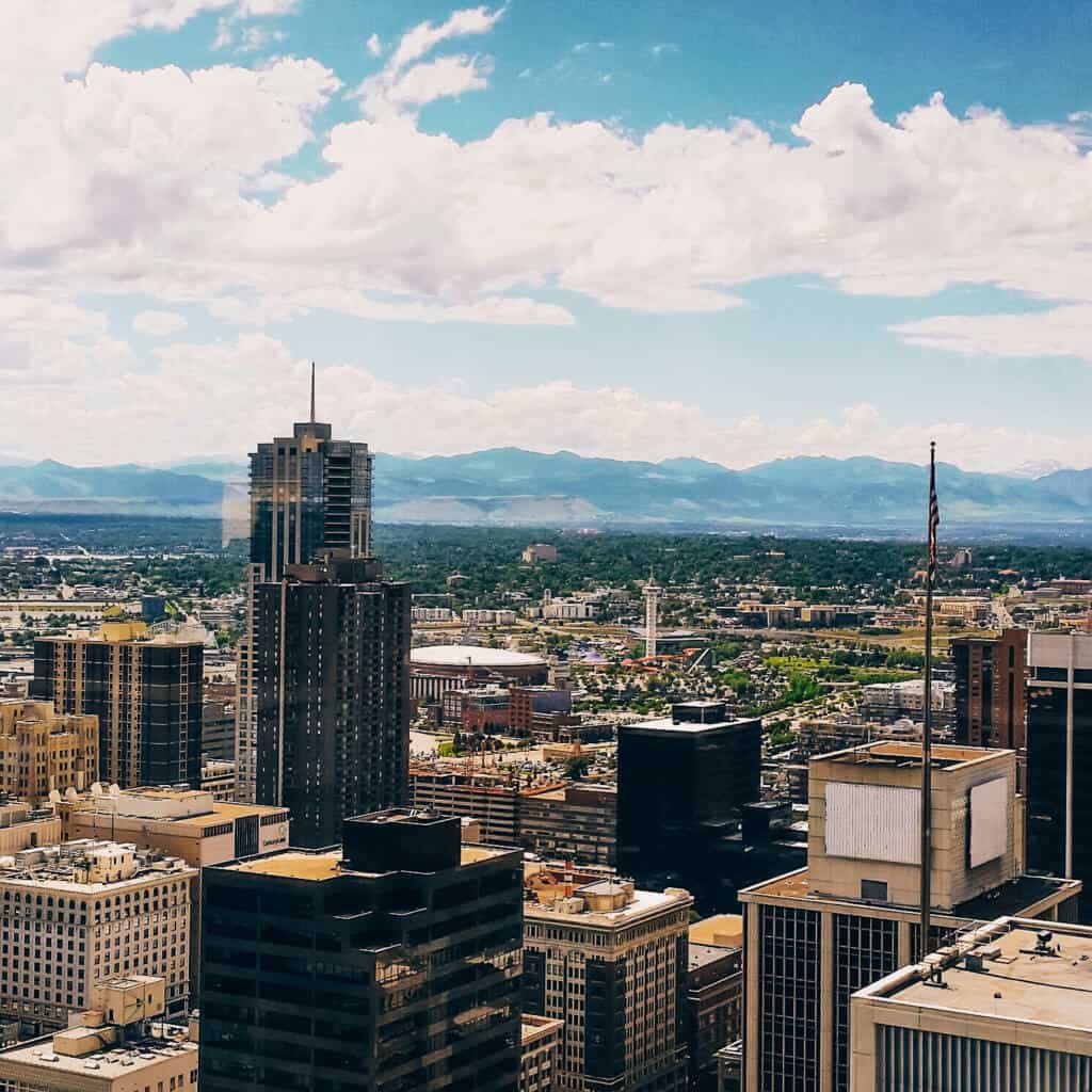 Denver city skyline