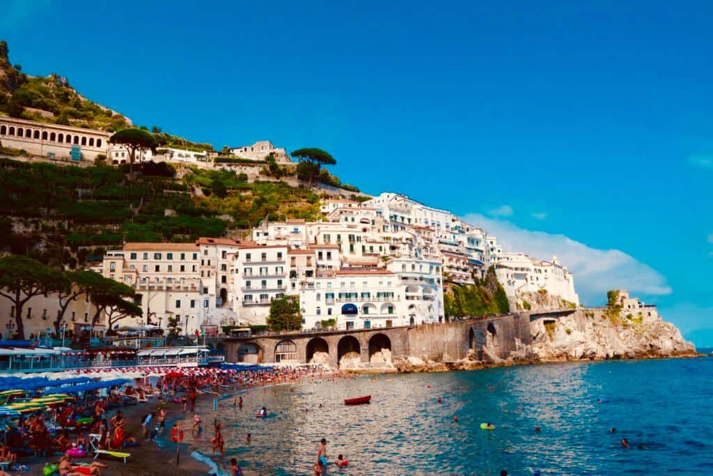 View of the Amalfi Coast