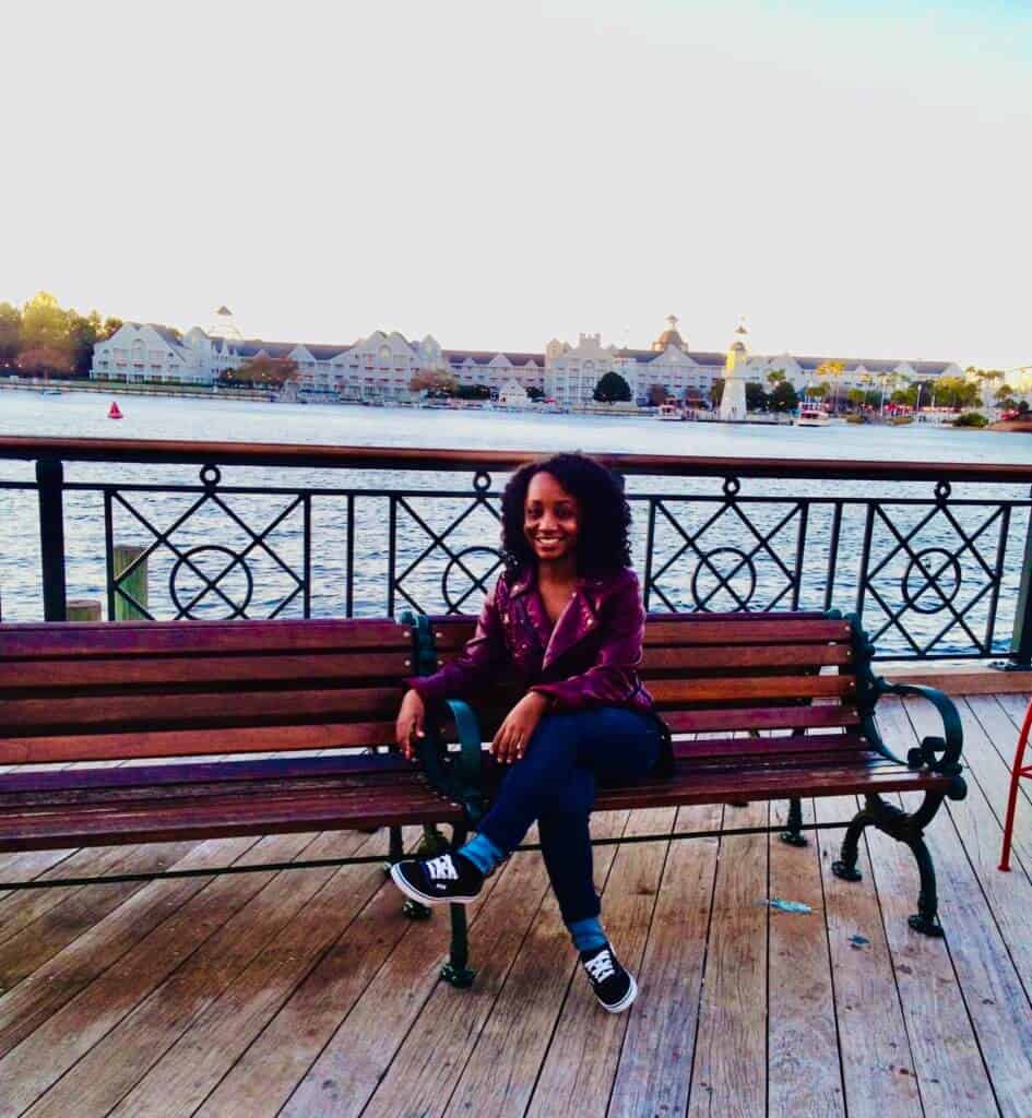 Woman at Disney's Boardwalk Inn