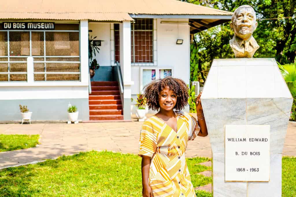 Black Woman at the WEB Dubois Center
