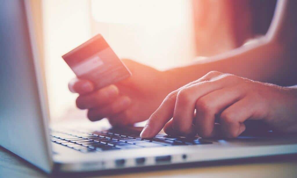 Purchasing item with credit card online