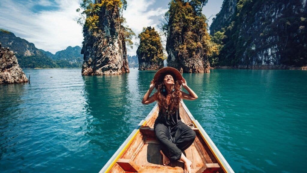 woman on travel tour in Phuket