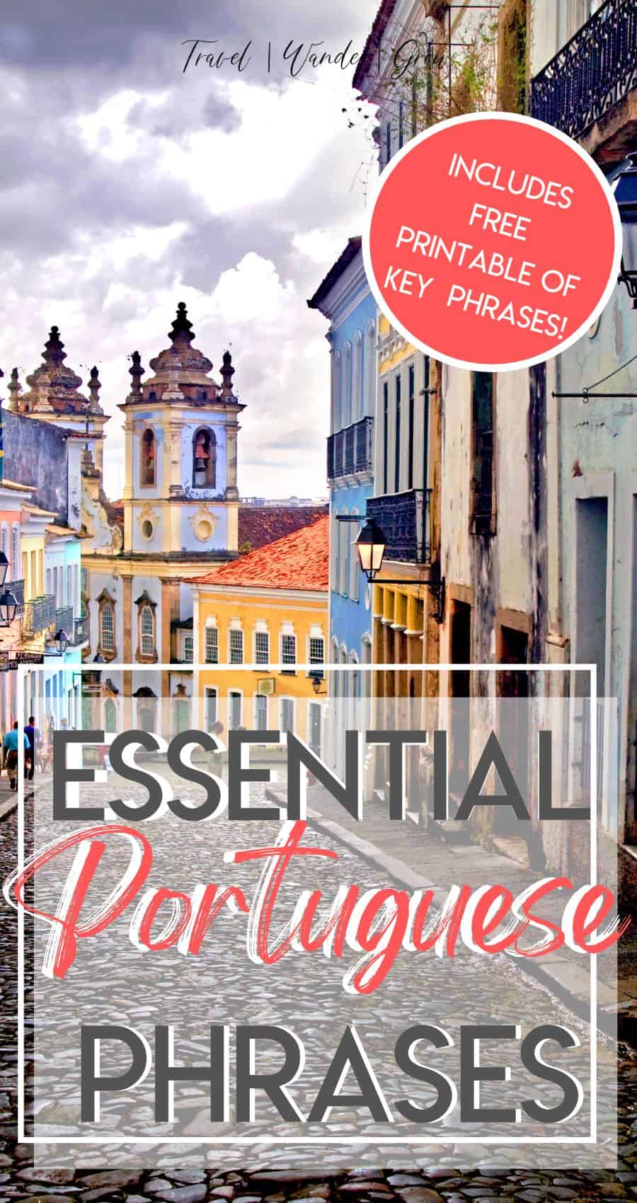 Portuguese Phrases for Travel | The Essentials (with PDF!)