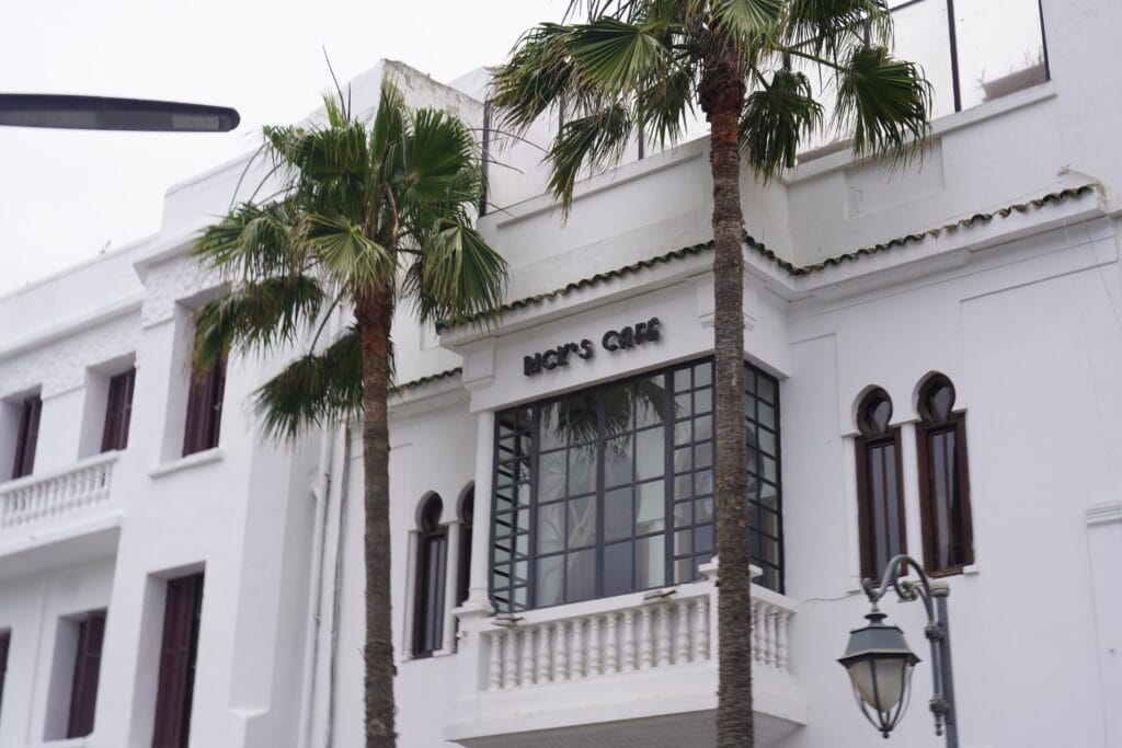 Exterior of Rick's Cafe 