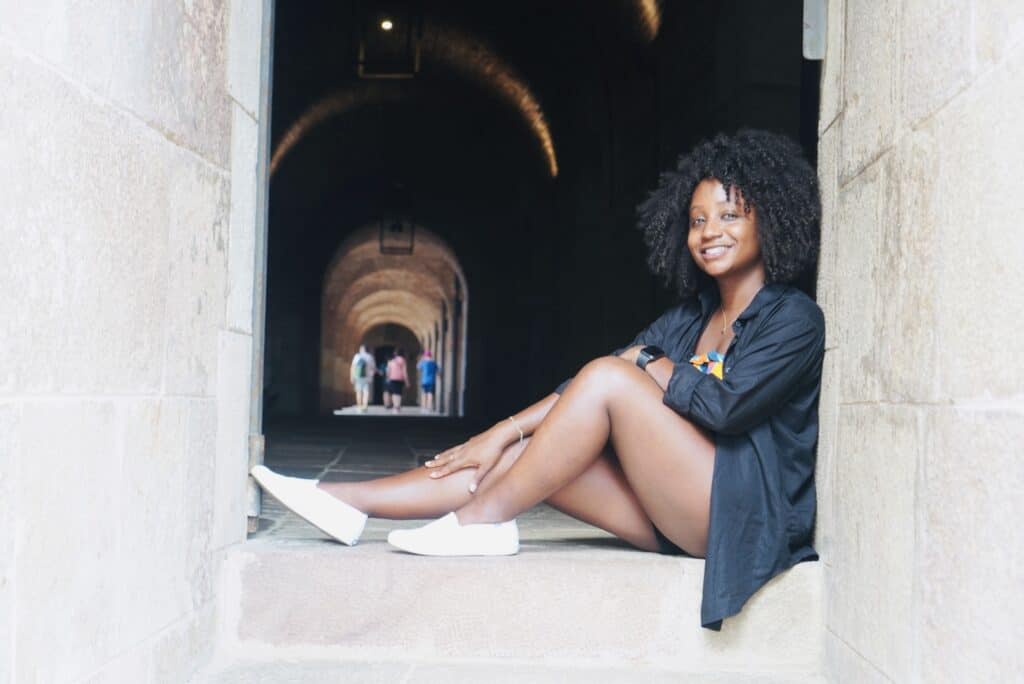 Inside the Montjuic Castle