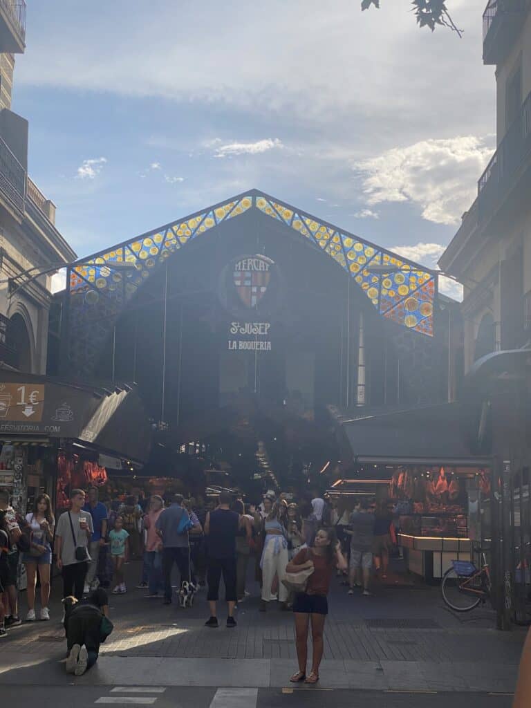 Exterior of La Boqueria Market