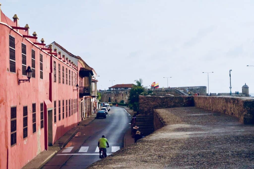 Old City Walls in Cartagena, Colombia