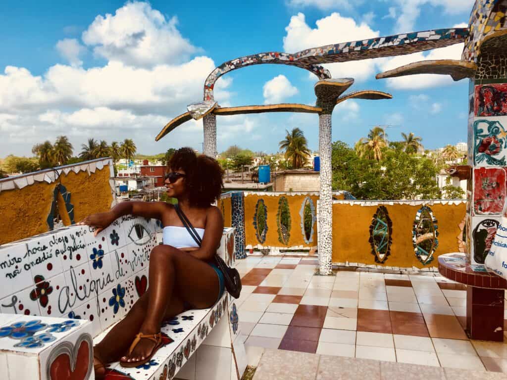 Black woman at Fusterlandia