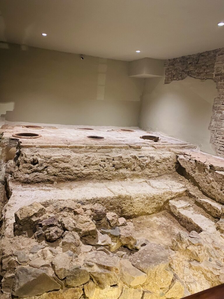 Ruins at the Picasso Museum