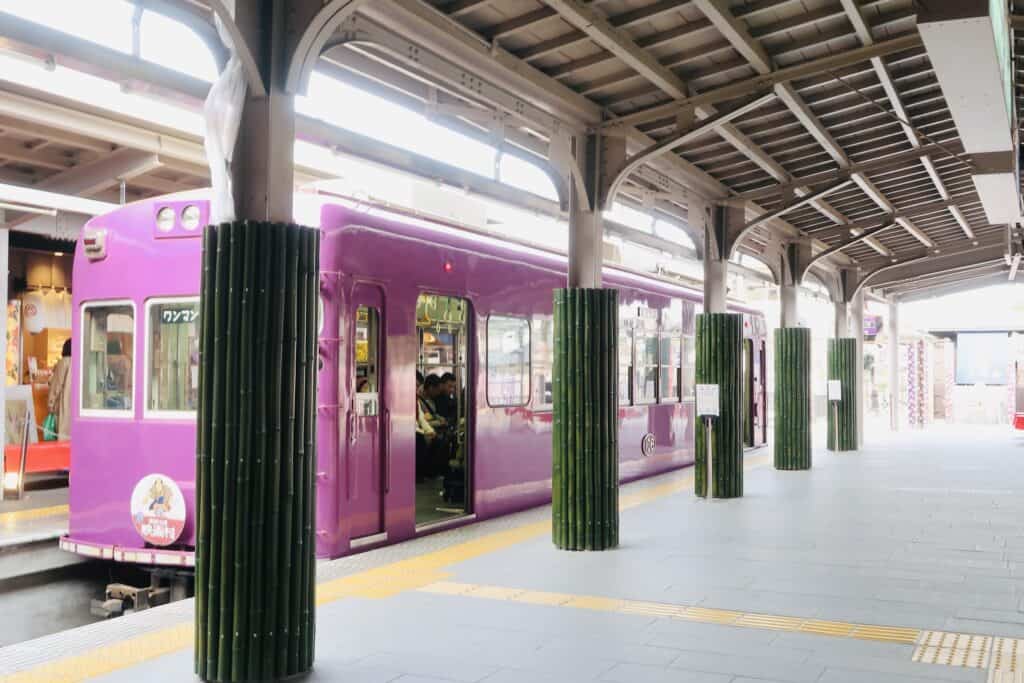 Tram to Arashiyama
