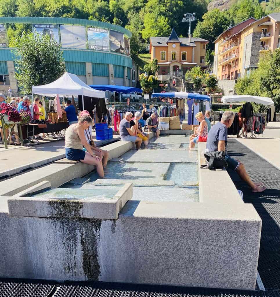 Hot Springs in Ax-Les-Thermes France