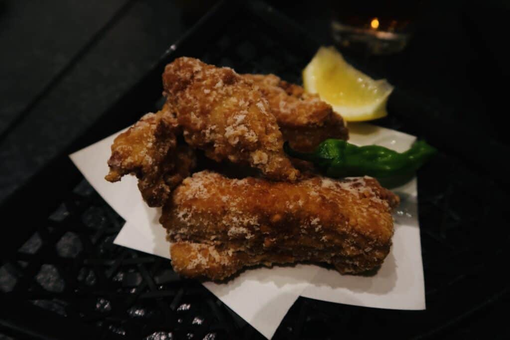 Fried Tuna at Sushizanmai