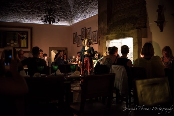 Singer at Casa de Linhares