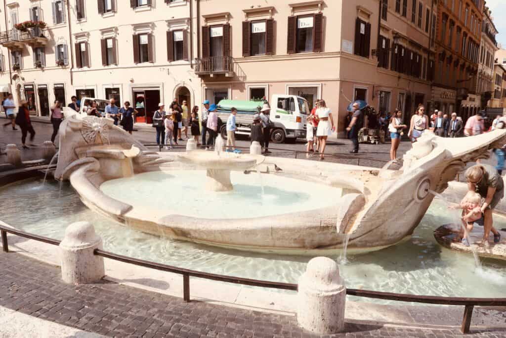 Barcaccia Fountain
