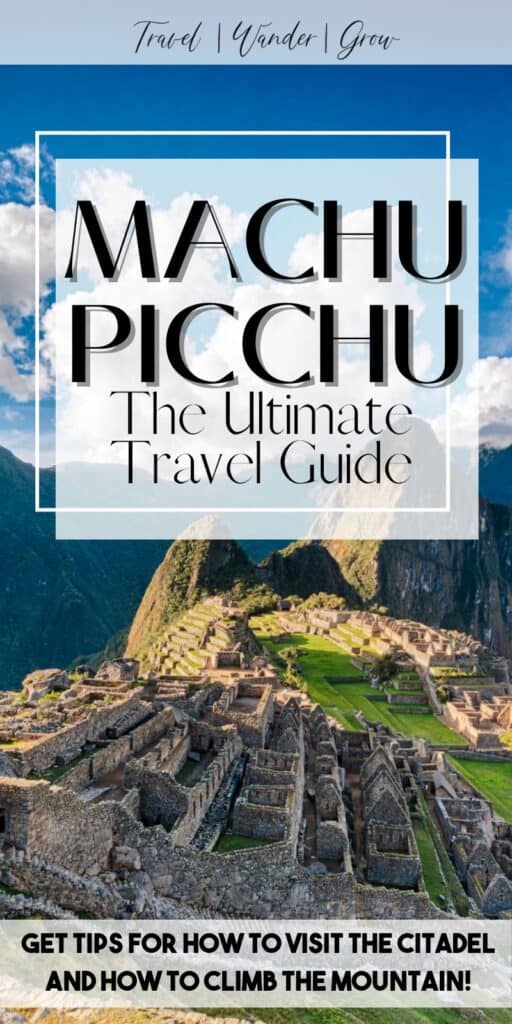 Climbing machu picchu mountain