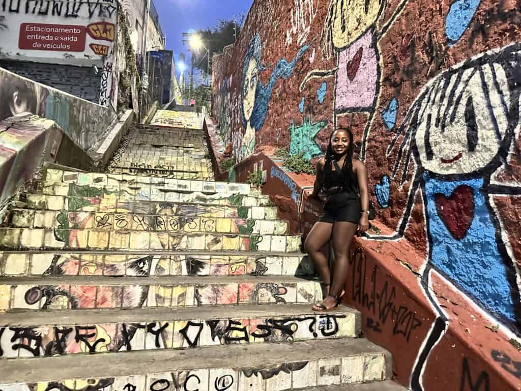 Black woman in Vila Madalena