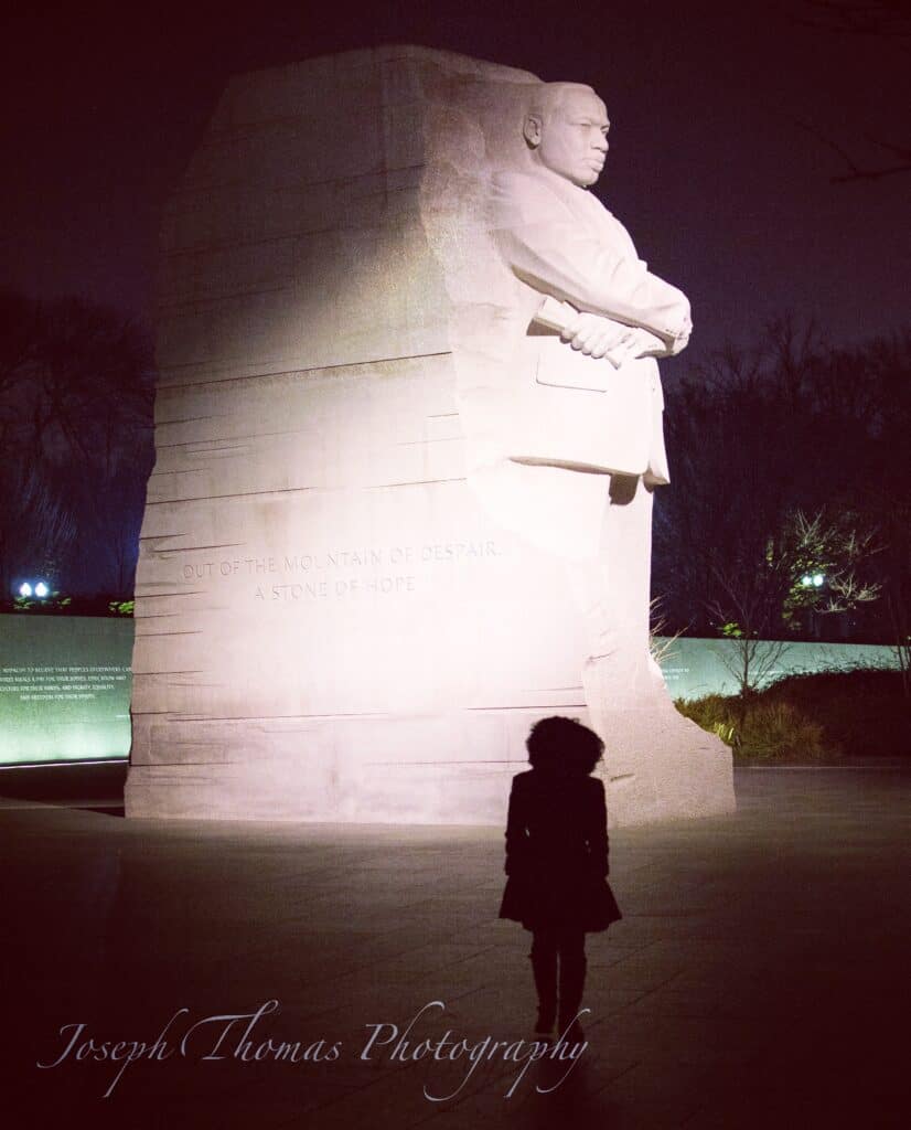 MLK Memorial at Night