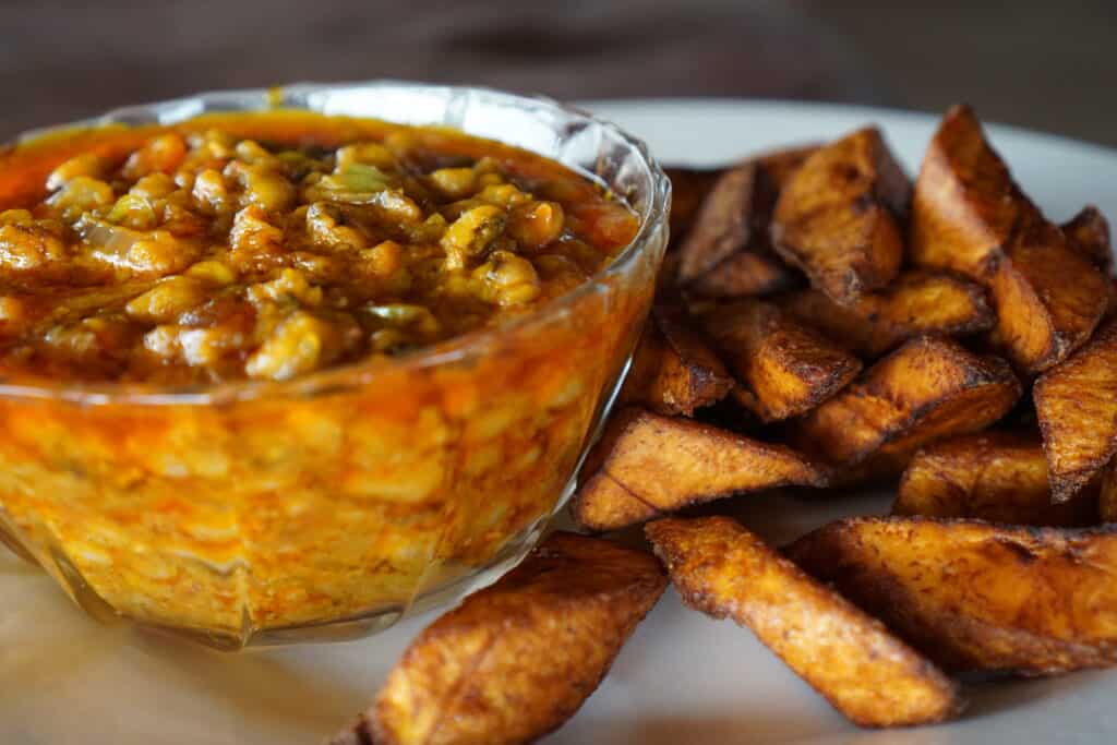 Red Red with Plantains