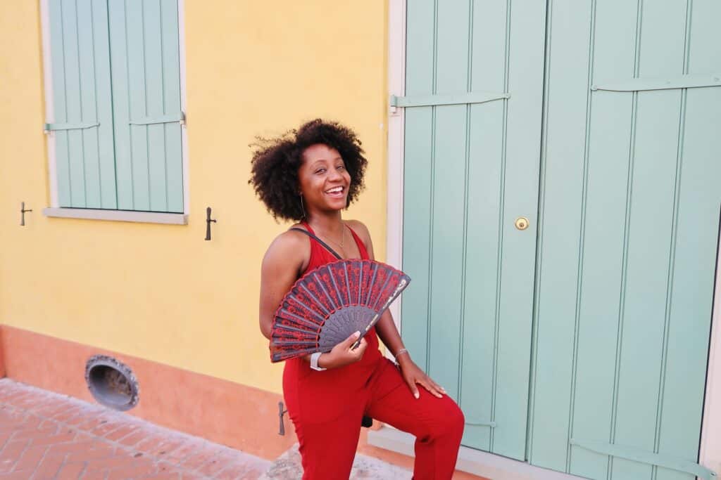 Black woman in New Orleans