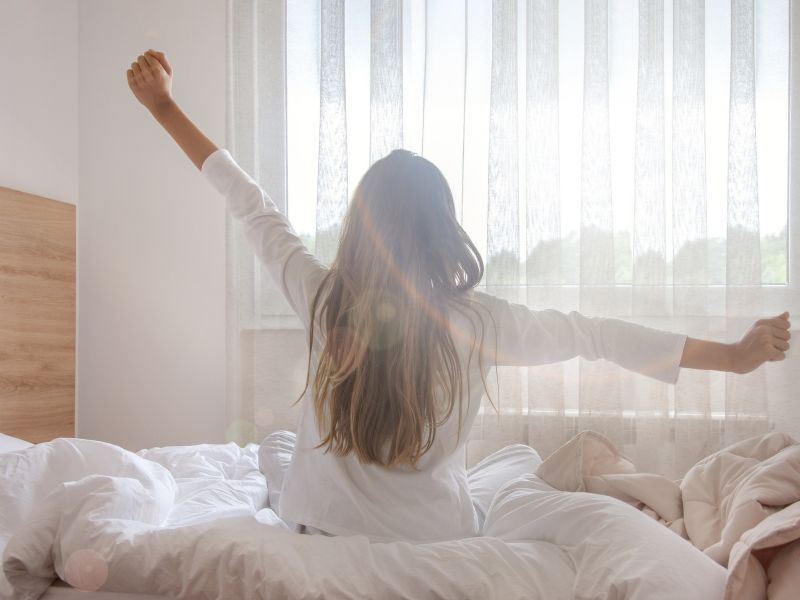 Waking up to the sun